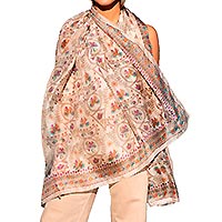 FOULARD FLORE CORAIL - Colores de Otono