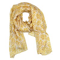 FOULARD FOUGERE JAUNE - Colores de Otono