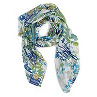 FOULARD GARDEN VERT - Colores de Otono