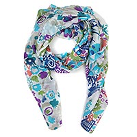 FOULARD GARDEN VIOLET - Colores de Otono