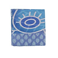 FOULARD HELIOS BLEU - Colores de Otono