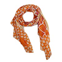 FOULARD HELIOS ORANGE - Colores de Otono