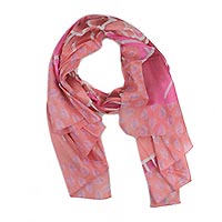 FOULARD HELIOS ROSE - Colores de Otono
