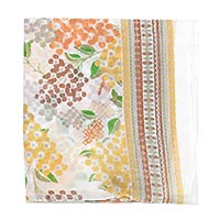 FOULARD HORTENSIA JAUNE ORANGE - Colores de Otono