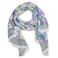 FOULARD HORTENSIA MAUVE - Colores de Otono