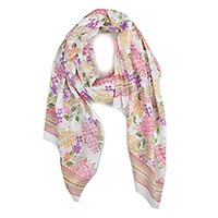 FOULARD HORTENSIA ROSE - Colores de Otono
