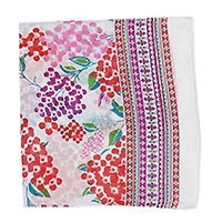 FOULARD HORTENSIA ROUGE - Colores de Otono
