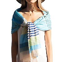FOULARD IRUN MULTI OLIVE - Colores de Otono