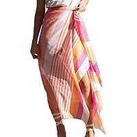 FOULARD IRUN MULTI ROSE - Colores de Otono