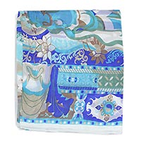 FOULARD LAILA INDIGO - Colores de Otono