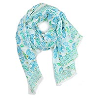 FOULARD LOTUS CIEL - Colores de Otono