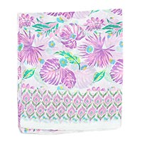 FOULARD LOTUS MAUVE - Colores de Otono