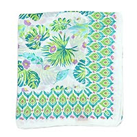 FOULARD LOTUS VERT - Colores de Otono
