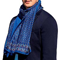 FOULARD LUCAS BLEU - Colores de Otono