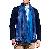 FOULARD LUCAS BLEU - Colores de Otono