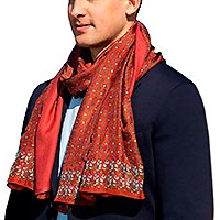 FOULARD LUCAS TERRACOTTA - Colores de Otono