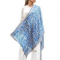 FOULARD MAGNOLIA SKY BEIGE - Colores de Otono