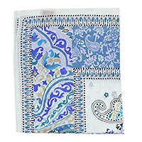 FOULARD MANDALA BLEU - Colores de Otono