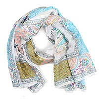 FOULARD MANDALA ORANGE - Colores de Otono