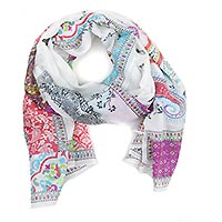 FOULARD MANDALA ROUGE - Colores de Otono
