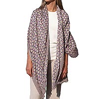 FOULARD MOSAIK MAUVE  - Colores de Otono