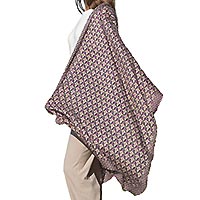 FOULARD MOSAIK MAUVE  - Colores de Otono