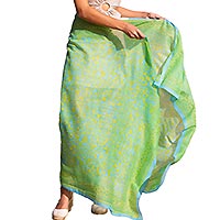 FOULARD MYLENE TURQUOISE - Colores de Otono