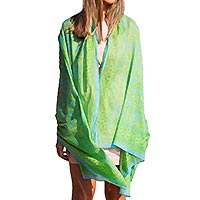FOULARD MYLENE TURQUOISE - Colores de Otono