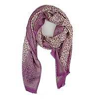 FOULARD MYRTILLE ROSE - Colores de Otono