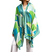 FOULARD OSLO VERT - Colores de Otono