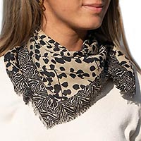 FOULARD RAMURE NOIR - Colores de Otono