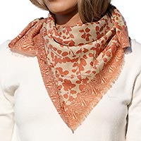 FOULARD RAMURE ORANGE - Colores de Otono