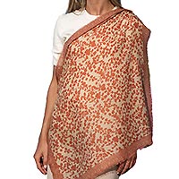 FOULARD RAMURE ORANGE - Colores de Otono