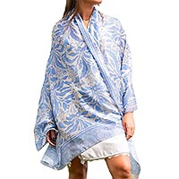 FOULARD ULYSSE BLEU - Colores de Otono