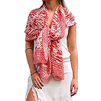 FOULARD ULYSSE ROUGE - Colores de Otono