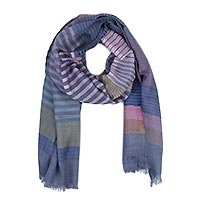 FOULARD VIENNA BLEU MULTI - Colores de Otono