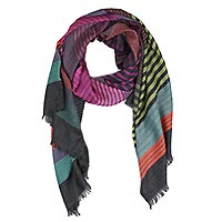 FOULARD VIENNA ROSE MULTI - Colores de Otono