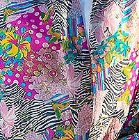FOULARD ZEBRA FUXIA - Colores de Otono