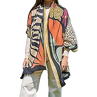 FOULARD ZEBRE MULTI - Colores de Otono