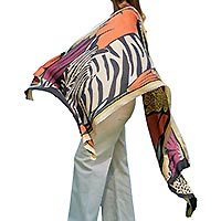 FOULARD ZEBRE MULTI - Colores de Otono