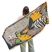 FOULARD ZEBRE OCRA - Colores de Otono