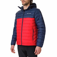 POWDERLITE JACKET RED BLUE - Columbia