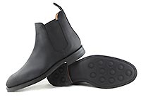 CHELSEA 5 BLACK ROUGHOUT - Crockett & Jones