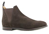 CHELSEA 8 DARK BROWN SUEDE - Crockett & Jones