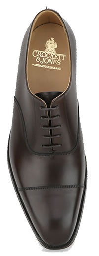 HALLAM BROWN LEATHER SOLE - Crockett & Jones