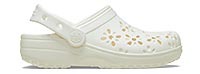 CLASSIC FLORAL CLOG CHALK - Crocs