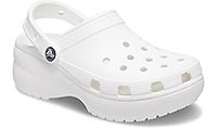 CLASSIC PLATFORM CLOG WHITE - Crocs