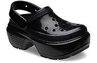 STOMP CLOG HIGH SHINE BLACK - Crocs