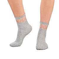 DAILY SARAH DOTS GREY - Daily Socks