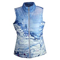 GILET DOUDOUNE GLACIER BLEU - Dolcezza